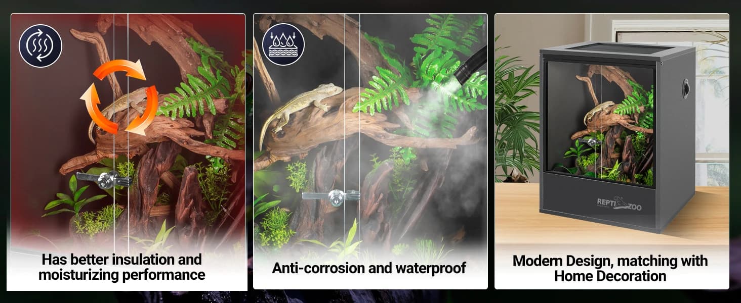 30 Gallon PVC Tall Reptile Tank — product details