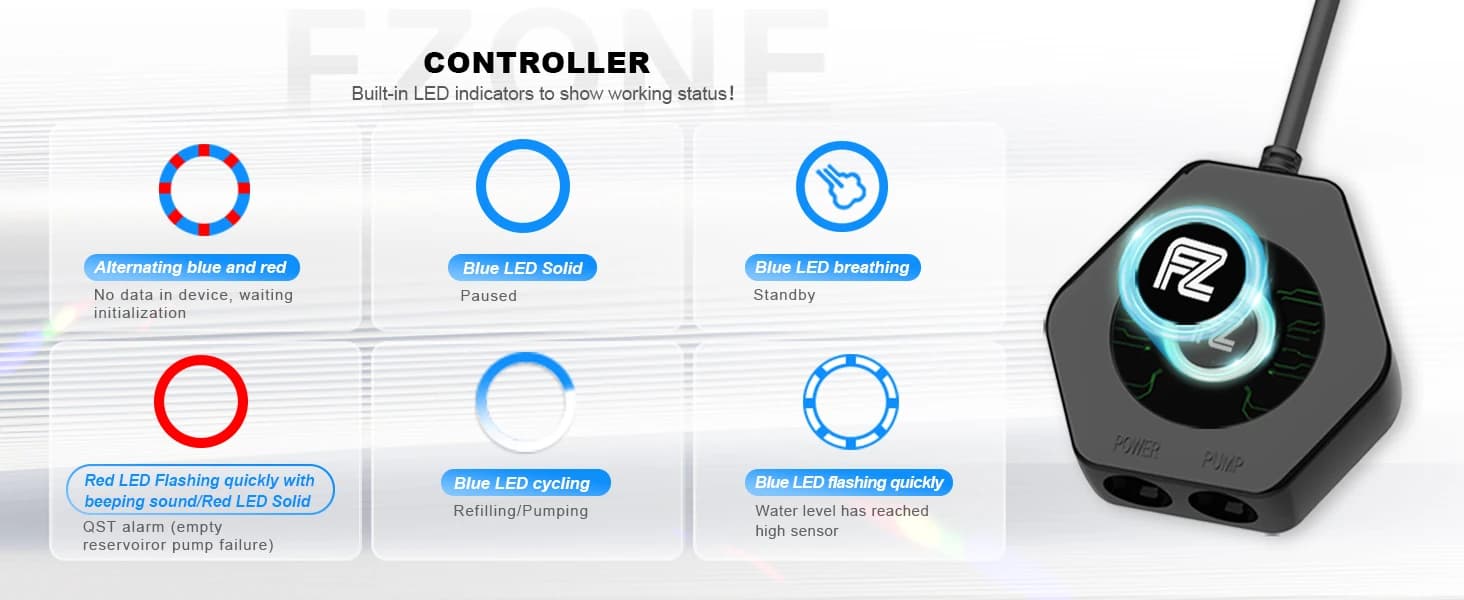Aquarium ATO System — QST2.0 Auto Top Off Controller for Tanks — product details