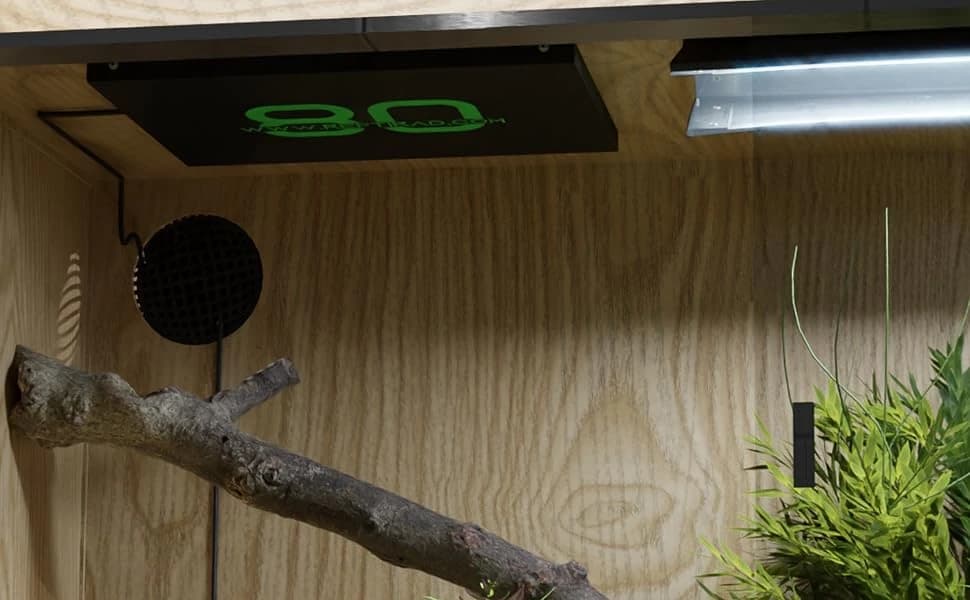 Advanced Radiant Heat Panel for Reptiles – ETL Certified Overhead Heater — Ultra-Slim. Minimal Intrusion.