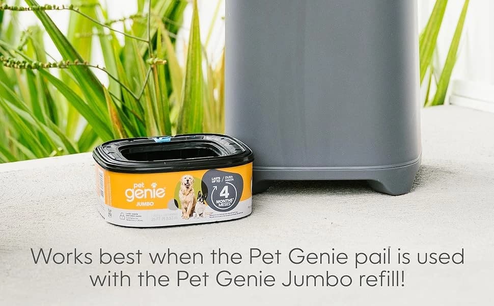 Pail | Dog Waste Disposal System for Outdoor and Indoor Odor Control | Dog Poop Trash can | Includes 1 Square — product details