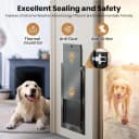 All Aluminum Dog Door for Exterior Door — Large Doggy Door