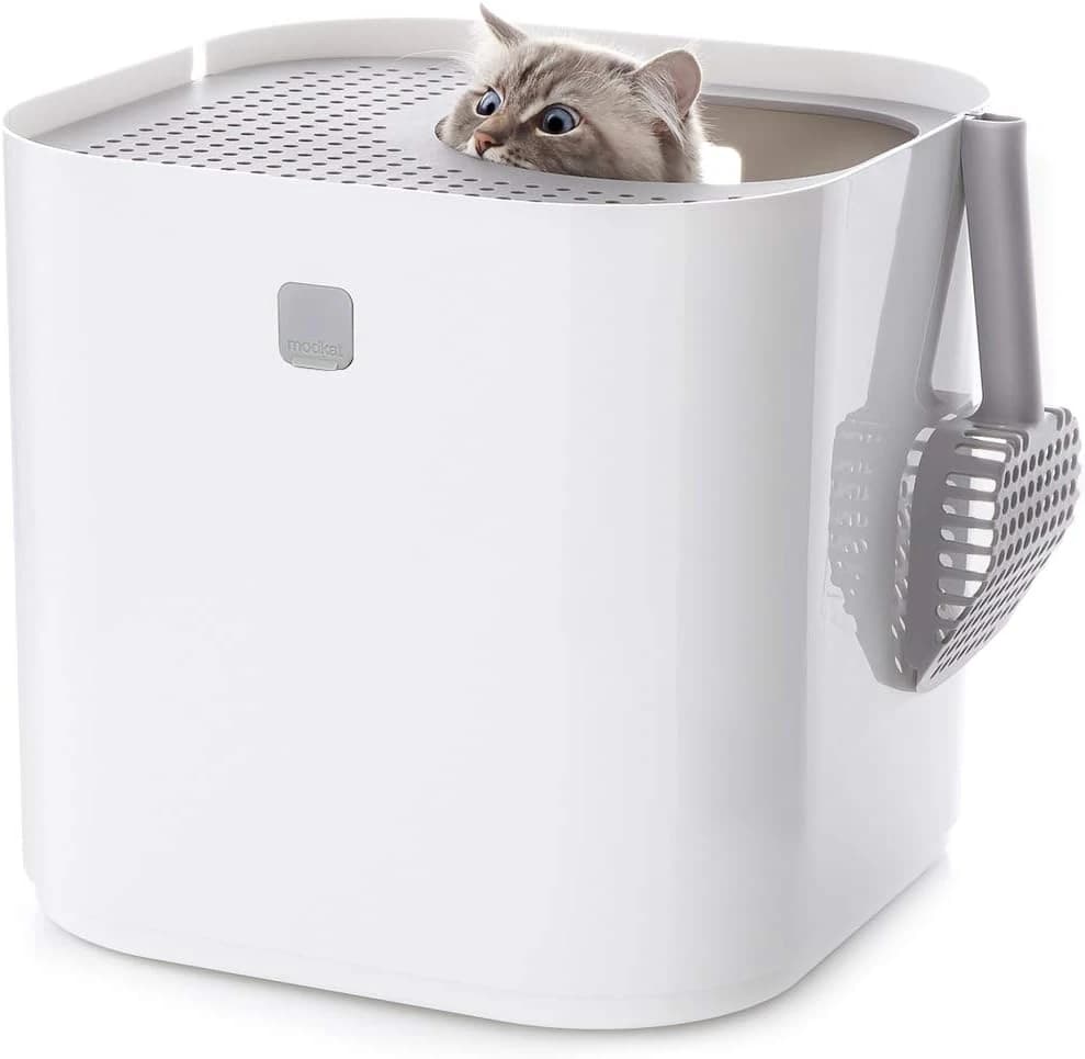 Top-Entry Cat Litter Box — Leak-Proof
