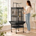 61" Playtop Parrot Bird Cage with Rolling Stand