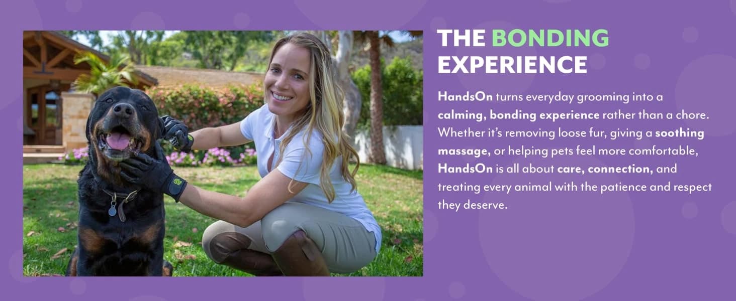 Flexible Rubber-Nodule Pet Grooming Gloves — product details