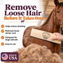 10 Inch Horse Brush – Horse Shedding Blade Made in USA - Removes Loose Hair and Undercoat - Deshedding Tool for