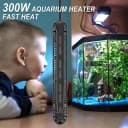 Aquarium Heater — 300W Fish Tank Heater with LED Digital Display & 5 Safety Protection