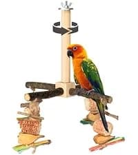 Parrot Chew Toy — Shreddable Cardboard Bird Platform — collection imagery