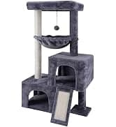37.4" Cactus Cat Tree Tower with Twin Cat Condos for Indoor Cats — collection imagery
