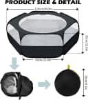 Small Animal Playpen — Waterproof Foldable Pet Playpen