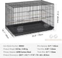30 Inch Flight Bird Cage — Stackable Bird Cage Parakeet Cage with Slide-Out Tray and Handle