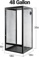 18" x 18" x 36" Front Opening Chameleon Cage with 3-Sided Metal Mesh