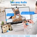 Automatic Cat Feeder with 2K Camera: 5G WiFi Automatic Dog Feeder with Night Vision