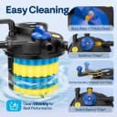 1580GPH Bio Pressure Pond Filter with 13W Light for Various Ponds
