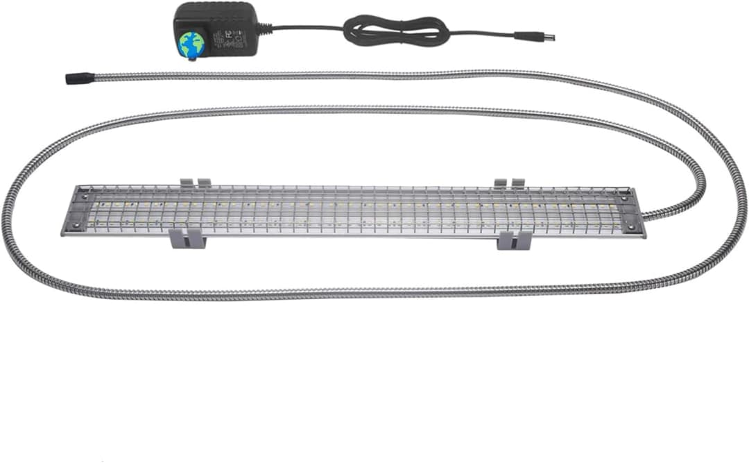 HappyBird Lighting Bird Cage Light with Chew Guard - Full Spectrum LED Pet Light - Simulates Natural