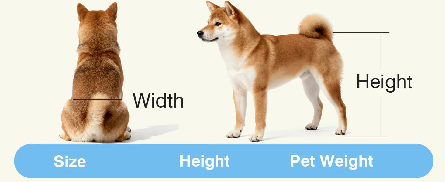 Dog Wheelchair for Back Legs — Adjustable Mobility Cart for Dog — product details
