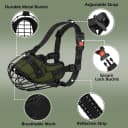 Pitbull Dog Muzzle Reflective Metal Mask Secure Wire Basket Muzzles for Large Sized Dogs Amstaff Soft Cage to