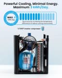 1/10 HP Aquarium Chiller 42 Gal Fish Tank Water Chiller 110V