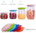 6 packs Pet Food Can Lids — Food Safe BPA-Free and Dishwasher Safe