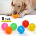 3.5” Squeaky Dog Toy Balls (6 Colors) Puppy Chew Toys for Teething