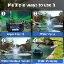 Submersible Pond Filter with Powerful 18W UV Light for Pond Algae Control