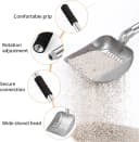 Metal Cat Litter Scoop — Detachable Long Handle Litter Scooper