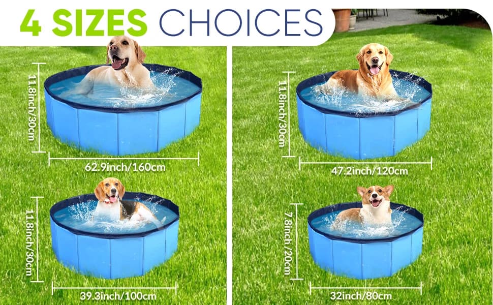 Dog Pool — Foldable Pet Swimming Pool with 6mm High-Strength PP Board — product details