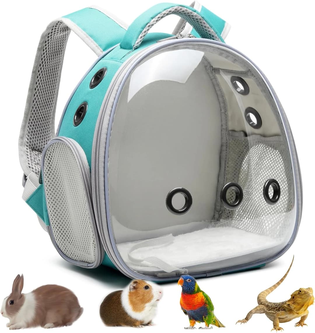 Portable Travel pet Backpack Carrier Hamster Bag Guinea Pig Bird Small Dog and Cat Turtle Carrier Rabbit Cage