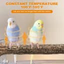 Heated Bird Perch for Cage Bird Thermo Perch Warmer Cage Heater for African Grey — Parakeets