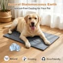 Stone Dog Food Mat — 24" x 16" Large Absorbent Pet Feeding Mat
