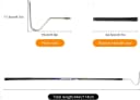 44 inch Snake Hook Catcher Stick — Tongs Grabber Handling Tool Kit