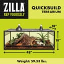 QuickBuild Reptile 65 Gallon Glass Terrarium