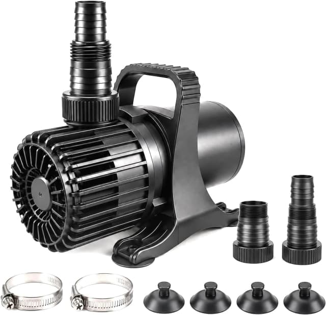 350W 7000 GPH Pond Pump — Ultra Quiet Heavy Duty Submersible Water Pump for Koi Ponds