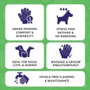 Flexible Rubber-Nodule Pet Grooming Gloves