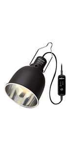 Reptile Light Fixture with Dimming Thermostat — product details