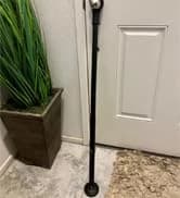 Heavy Duty Bird Feeder Pole - 109 Inch Adjustable 1 Inch Metal Bird House Pole with 14” Deep Auger Base | — collection imagery
