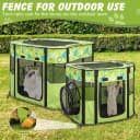 Portable Cat Playpen — Foldable Indoor and Outdoor Pet Tent with 2 Areas