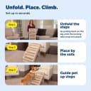 CozyUp Folding Dog Stairs — 20 in Tall