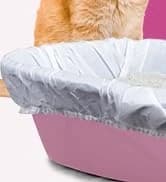 Elastic Cat Litter Box Liners - Extra Giant 10 Count - Tear-Resistant Cat Litter Bags - Waterproof Kitty Litter — collection imagery