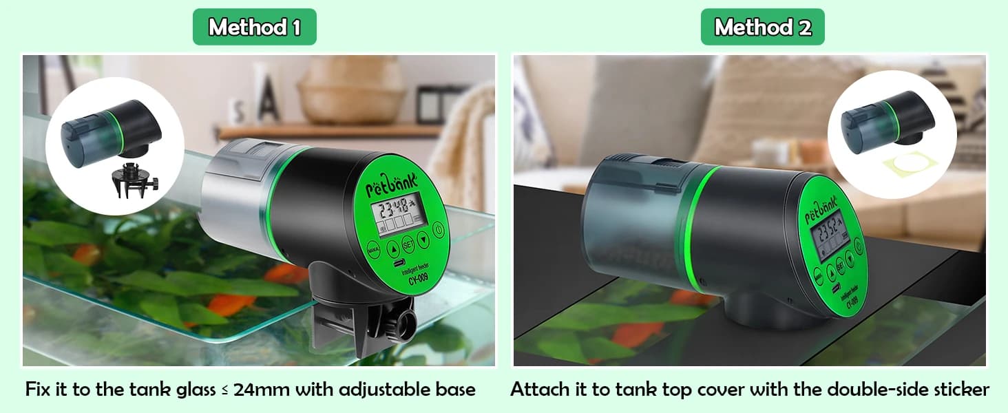 Automatic Fish Feeder for Aquarium Easy Setup & 4 Timers — product details
