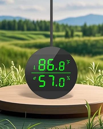 Fish Tank Thermometer Aquarium Thermometer Wireless Touch Stick Digital Aquarium Thermometer LED Display ±1°F — collection imagery