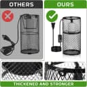 2 Pcs Reptile Heat Lamp Guard Anti Scald