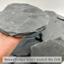 Slate Rock for Aquarium — 5-7 Inch Polished Natural Stone Rocks