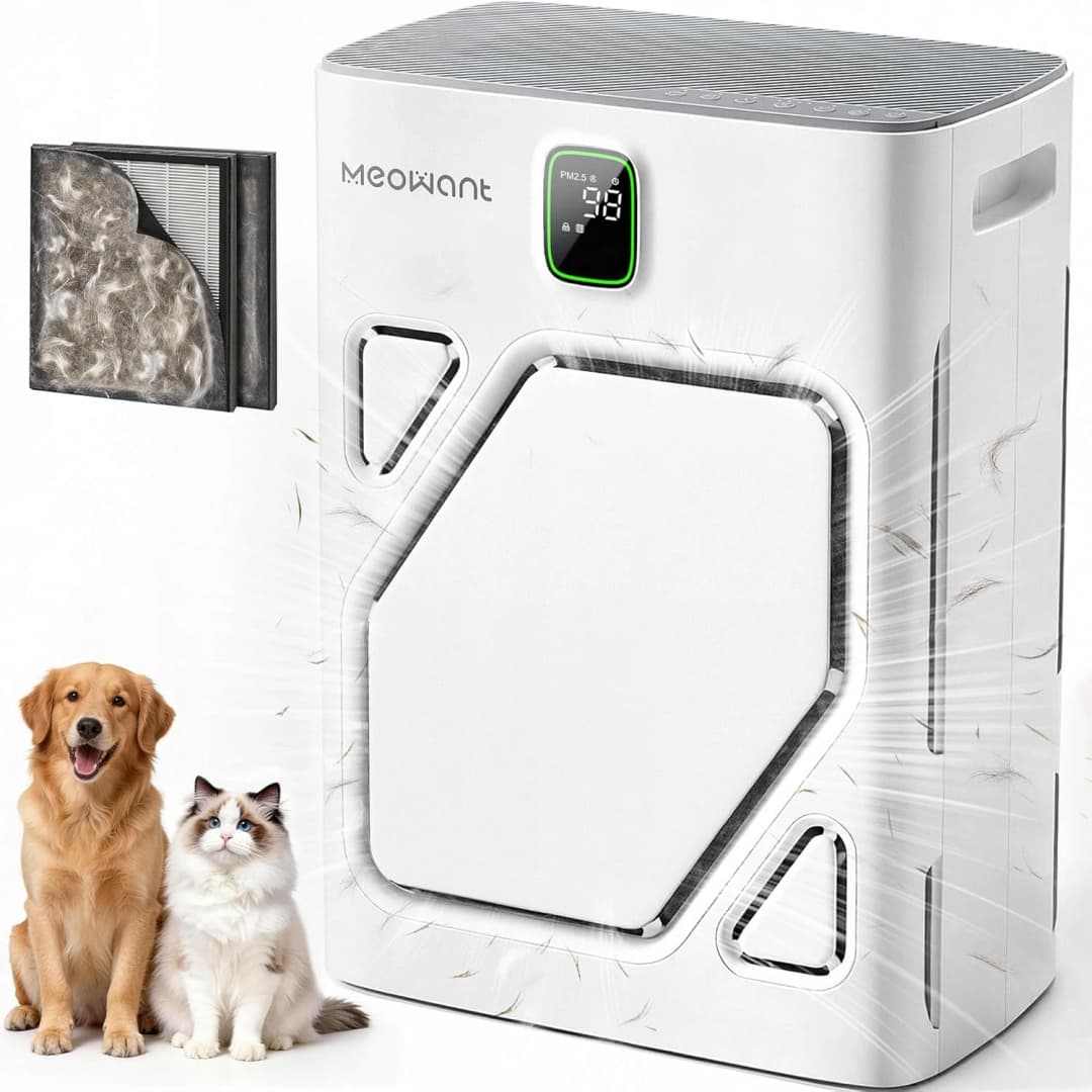 Pet Air Purifier for Home — Dual-sided Intake Air Purifier