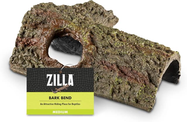 Bark Bends Reptile Hides for Geckos