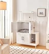 Litter Box Enclosure — Cat Litter Box Furniture with Removable Divider — collection imagery