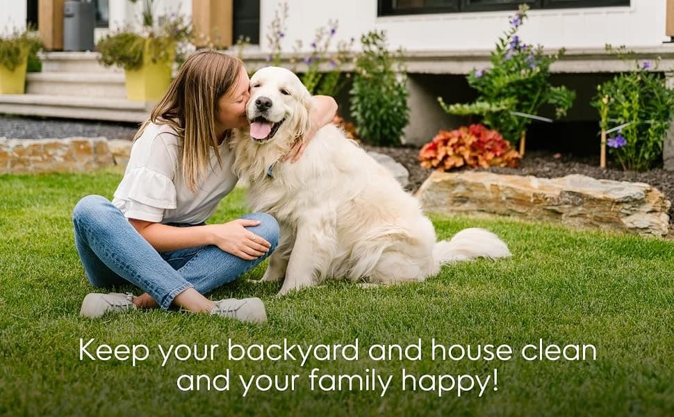 Pail | Dog Waste Disposal System for Outdoor and Indoor Odor Control | Dog Poop Trash can | Includes 1 Square — product details