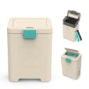 Pet Waste Station with Activated Carbon Filter and DualVent Odor Control - Outdoor Dog Poop Trash Can with 200