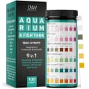 Aquarium Test Strips - 9-in-1 Aquarium Test Kit with eBook - Aquarium Water Test Kit with Quick and Accurate