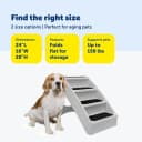 CozyUp Folding Dog Stairs — 20 in Tall