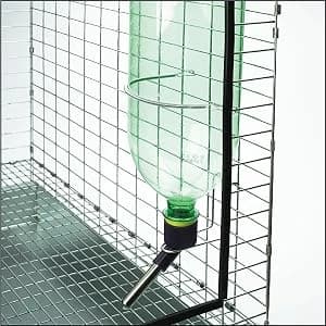 Small Animal Feeder with Lid and Sifter Bottom | Outdoor Gravity Feeder for Rabbits — Small Animal Feeders
